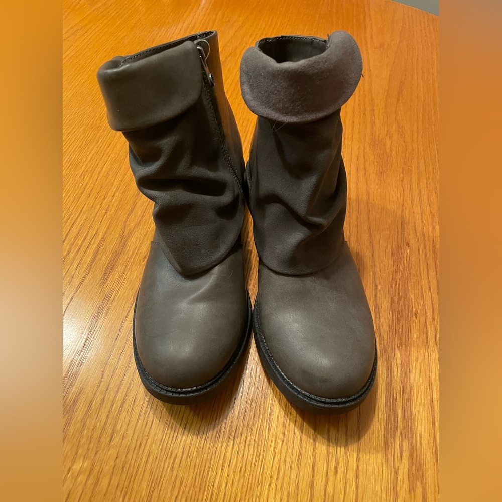 Blowfish Gray Slouch Boots